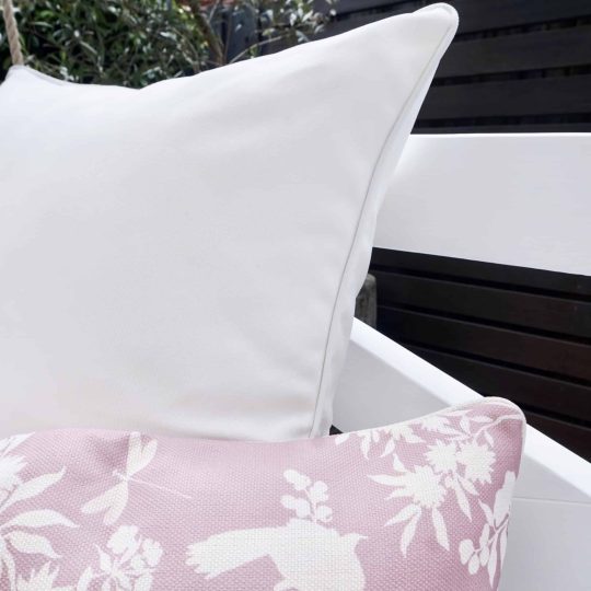 white outdoor cushion