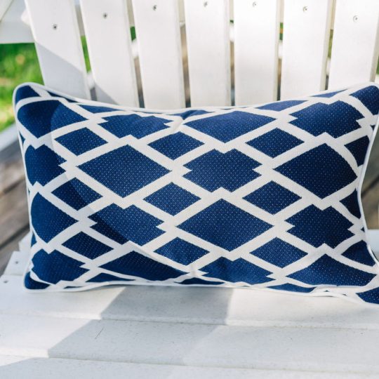 Navy jager outdoor cushion