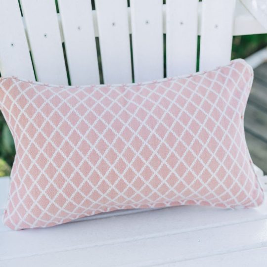 Pink diamond outdoor cushion