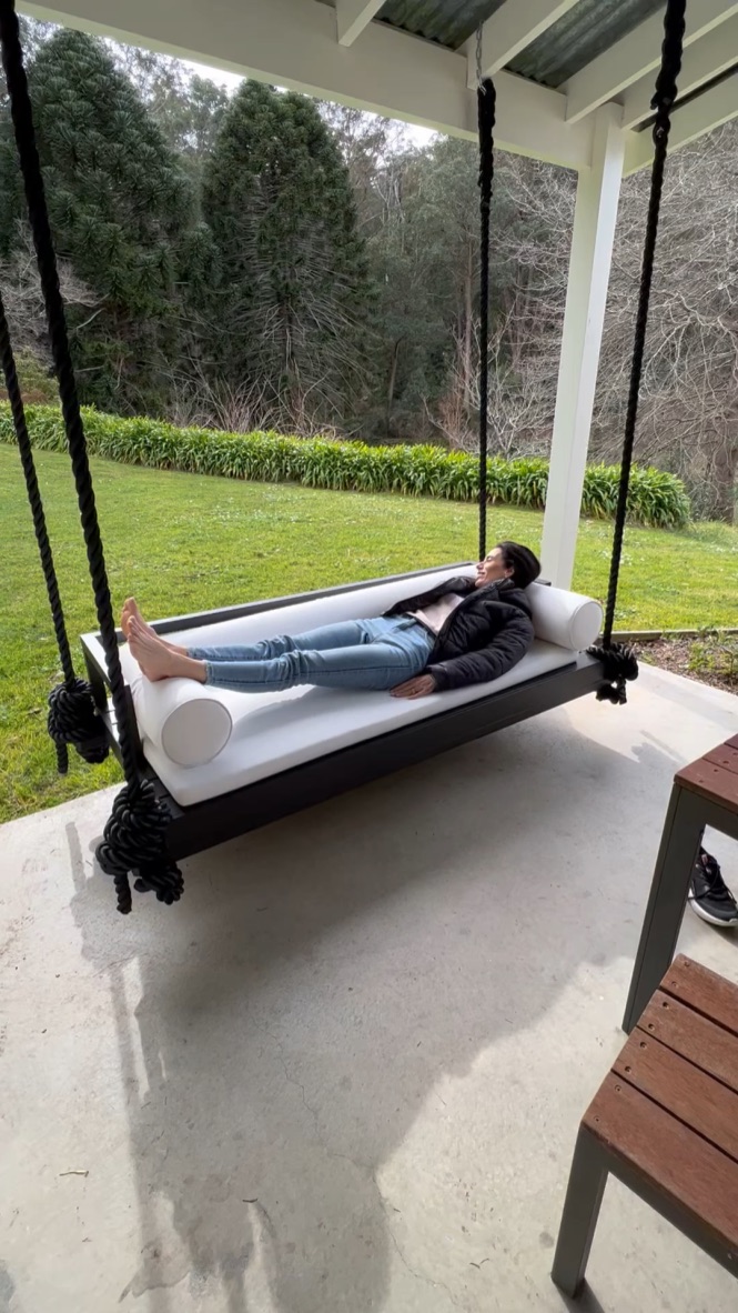 Khloe outdoor hanging daybed